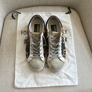 Golden Goose Super Star leopard print sneakers Size 39 women’s